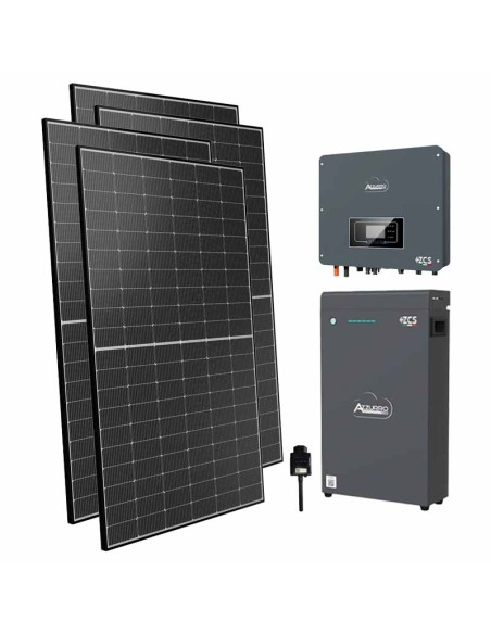 Monofase: vendita all'ingrosso Kit fotovoltaico monofase 3500W inverter 3.6kW batteria al litio 5.1kWh LV ZSX5000 S Zucchetti