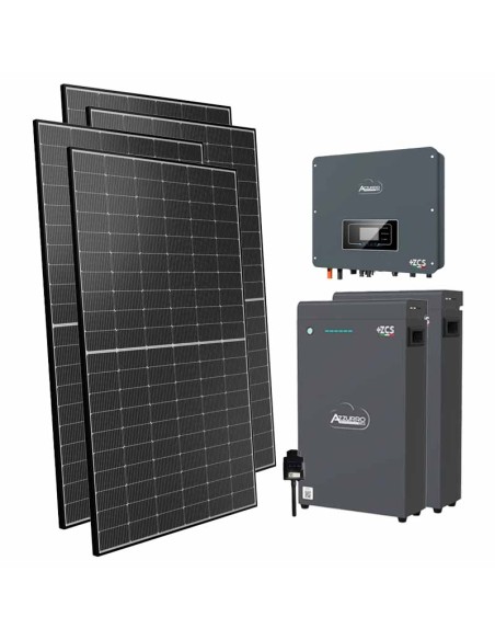 Single-phase photovoltaic kit 6000W 6kW inverter 10.2kWh lithium battery LV ZSX5000 S Zucchetti