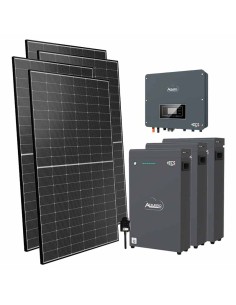 Monofase: vendita all'ingrosso Kit fotovoltaico monofase 6000W inverter 6kW batteria al litio 15.3kWh LV ZSX5000 S Zucchetti