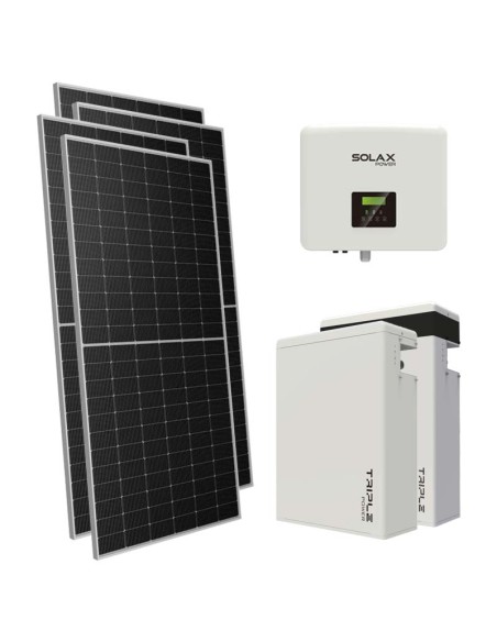 Single phase photovoltaic kit 8330W 7.5kW inverter 11.6KWh lithium battery T-BAT-H5.8 Solax Power