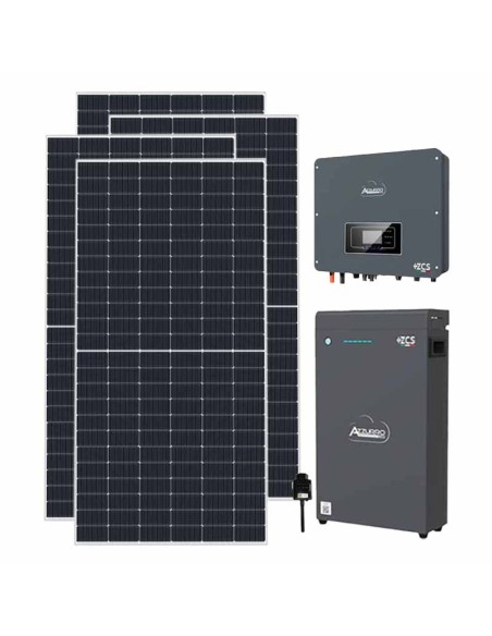 Monofase: vendita all'ingrosso Kit fotovoltaico monofase 3510W inverter 3kW batteria al litio 5.1kWh LV ZSX5000 S Zucchetti