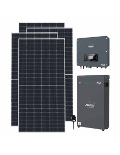 Monofase: vendita all'ingrosso Kit fotovoltaico monofase 5265W inverter 4.6kW batteria al litio 5.1kWh LV ZSX5000 S Zucchetti