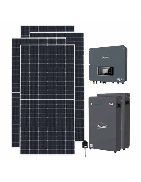 Single-phase photovoltaic kit 5265W 4.6kW inverter 10.2kWh lithium battery LV ZSX5000 S Zucchetti