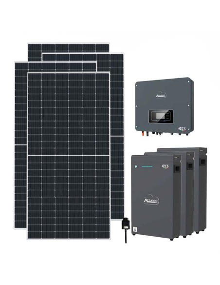 Monofase: vendita all'ingrosso Kit fotovoltaico monofase 5850W inverter 5kW batteria al litio 15.3kWh LV ZSX5000 S Zucchetti