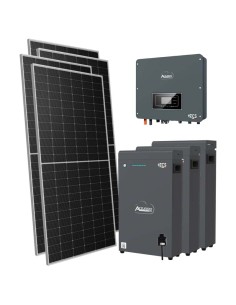 Monofase: vendita all'ingrosso Kit fotovoltaico monofase 5950W inverter 5kW batteria al litio 15.3kWh LV ZSX5000 S Zucchetti
