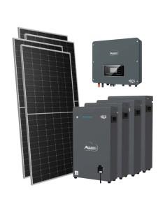 Monofase: vendita all'ingrosso Kit fotovoltaico monofase 7140W inverter 6kW batteria al litio 20.4kWh LV ZSX5000 S Zucchetti