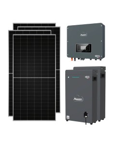 Monofase: vendita all'ingrosso Kit fotovoltaico monofase 4130W inverter 3.6kW batteria al litio 10.2kWh LV ZSX5000 S Zucchetti