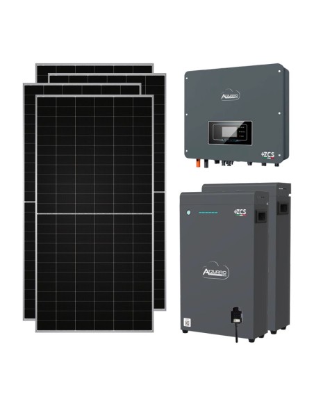 Monofase: vendita all'ingrosso Kit fotovoltaico monofase 4720W inverter 4kW batteria al litio 10.2kWh LV ZSX5000 S Zucchetti