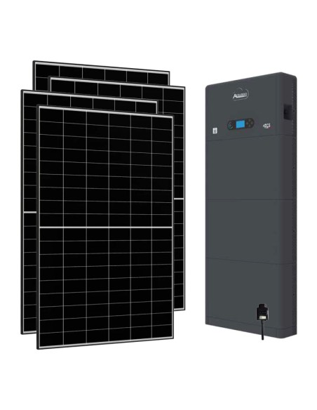 Single-phase photovoltaic kit 5640W 5kW inverter Zucchetti All in one HV ZBT 5K 10.24kWh lithium battery
