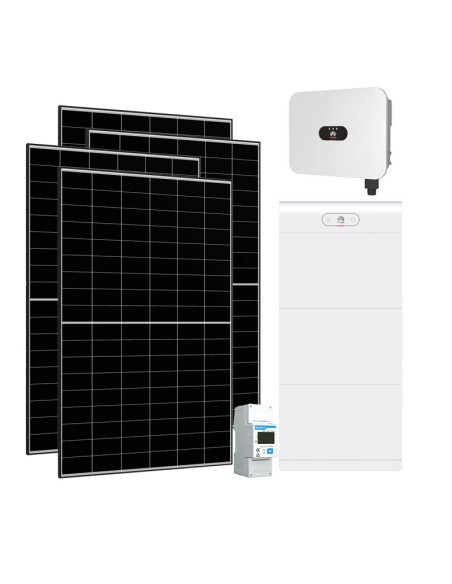 Monofase: vendita all'ingrosso Kit fotovoltaico monofase 5640W inverter 5kW LB0 Huawei batteria al litio 21kWh LUNA2000