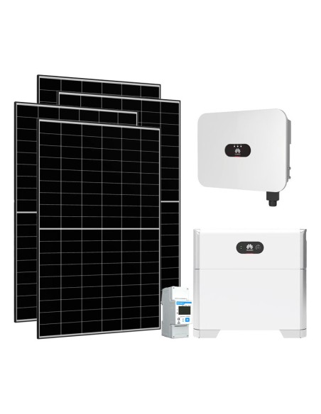Single-phase photovoltaic kit 4230W 4kW LB0 inverter Huawei 5kWh LUNA2000 lithium battery