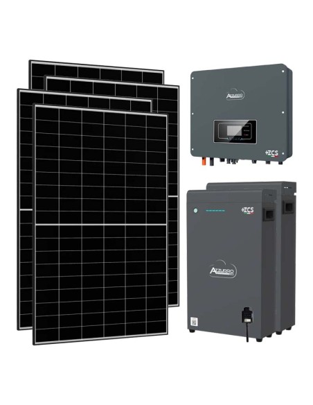 Monofase: vendita all'ingrosso Kit fotovoltaico monofase 4230W inverter 3.6kW batteria al litio 10.2kWh LV ZSX5000 S Zucchetti