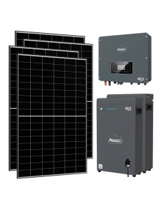 Monofase: vendita all'ingrosso Kit fotovoltaico monofase 4700W inverter 4kW batteria al litio 10.2kWh LV ZSX5000 S Zucchetti