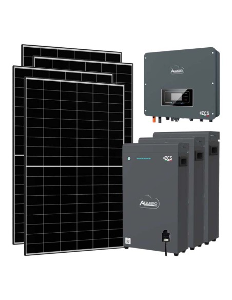 Single-phase photovoltaic kit 5170W 4.6kW inverter 15.3kWh lithium battery LV ZSX5000 S Zucchetti