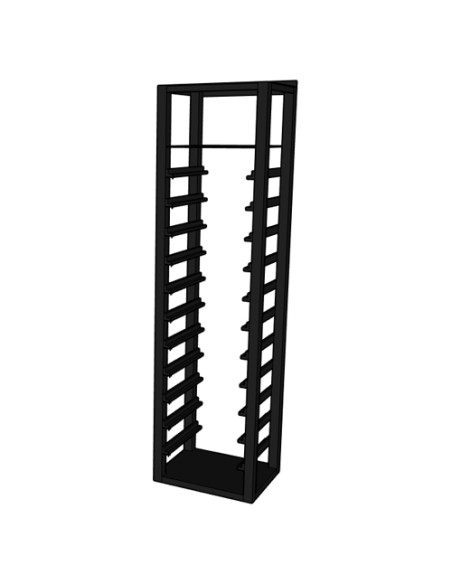 Rack cabinet for up to 12 H48050 Pylontech lithium battery modules - ZST-RACK-H2