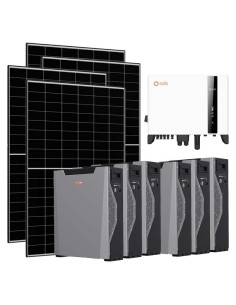 Three-phase photovoltaic kit 10340W 10kW Solis inverter Weco 5k3 XP 32.22kWh lithium battery