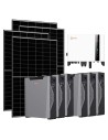 Three-phase photovoltaic kit 10340W 10kW Solis inverter Weco 5k3 XP 32.22kWh lithium battery
