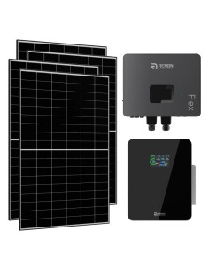 Monofase: vendita all'ingrosso Kit fotovoltaico monofase 6580W inverter 6kW IFL06 batteria al litio 5.12kWh Xcellent Renon Power
