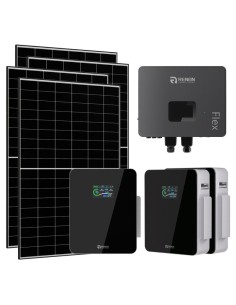 Single-phase photovoltaic kit 6580W 6kW IFL06 inverter 15.36kWh lithium battery Xcellent Renon Power