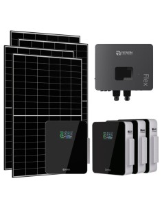Single-phase photovoltaic kit 6580W 6kW IFL06 inverter 20.48kWh lithium battery Xcellent Renon Power