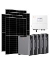 Three-phase photovoltaic kit 12220W 12kW Solis inverter Weco 5k3 XP 26.85kWh lithium battery