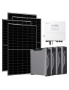 Three-phase photovoltaic kit 15040W 15kW Solis inverter Weco 5k3 XP 21.48kWh lithium battery