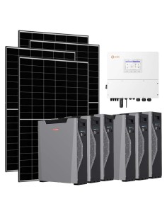 Trifase: vendita all'ingrosso Kit fotovoltaico trifase 20680W inverter 20kW Solis batteria al litio 32.22kWh Weco 5k3 XP