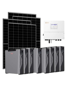 Three-phase photovoltaic kit 20680W 20kW Solis inverter Weco 5k3 XP 37.59kWh lithium battery