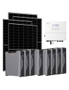 Trifase: vendita all'ingrosso Kit fotovoltaico trifase 20680W inverter 20kW Solis batteria al litio 37.59kWh Weco 5k3 XP