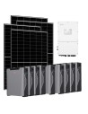 Three-phase photovoltaic kit 50290W 50kW Solis inverter Weco 5k3 XP 48.33kWh lithium battery