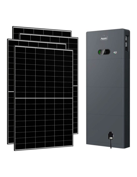 All-in-one three-phase 5640W photovoltaic kit 5kW inverter 15.36kWh storage Zucchetti