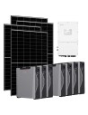 Three-phase photovoltaic kit 30080W 30kW Solis inverter Weco 5k3 XP 37.59kWh lithium battery