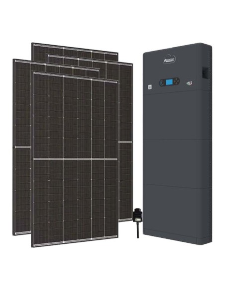 Single-phase photovoltaic kit 4050W 3.6kW inverter All in one 5.12kWh lithium battery HV ZBT 5K Zucchetti