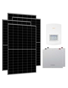 Monofase: vendita all'ingrosso Kit fotovoltaico monofase 3290W inverter 3kW Solis batteria al litio 10.24kWh Dyness DL5.0C