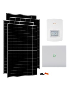 Single-phase photovoltaic kit 3760W 3.6kW Solis inverter 10.24kWh lithium battery Dyness Powerbox G2