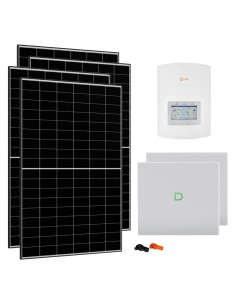 Single-phase photovoltaic kit 6580W 6kW Solis inverter 20.48kWh lithium battery Dyness Powerbox G2