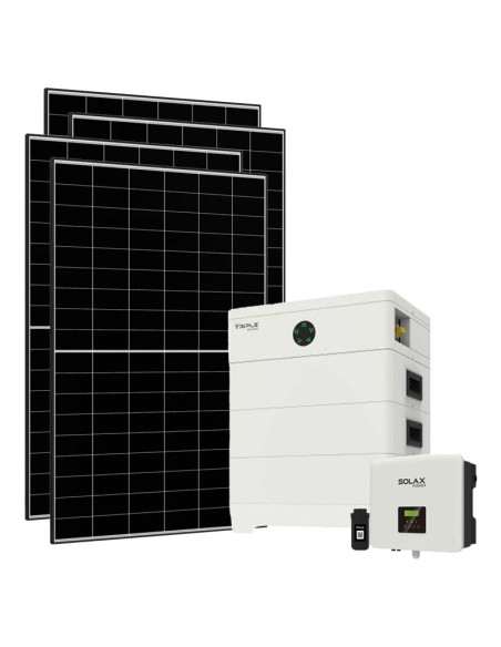 Single phase photovoltaic kit 7520W 7.5kW inverter 10.8KWh lithium battery TP-HS36 Solax Power