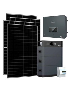 Kit fotovoltaico trifase 10340W inverter 10kW batteria al litio 15.36kWh HV SMART 5K Zucchetti