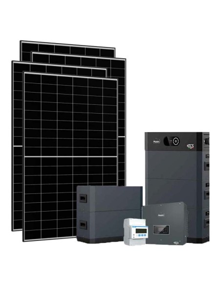 Three-phase photovoltaic kit 15040W 15kW inverter 25.60kWh lithium battery HV SMART 5K Zucchetti