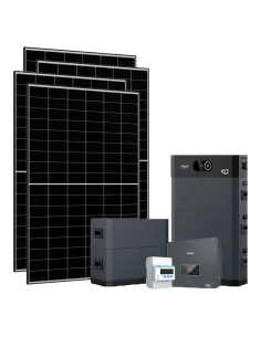 Kit fotovoltaico trifase 20680W inverter 20kW batteria al litio 25.60kWh HV SMART 5K Zucchetti