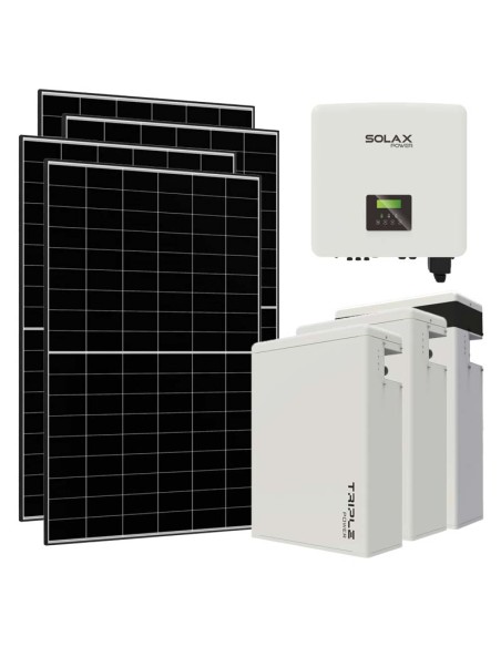 Three-phase photovoltaic kit 10340W 10kW inverter 17.4KWh lithium battery T-BAT-H5.8 Solax Power