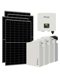 Three-phase photovoltaic kit 10340W 10kW inverter 23.2KWh lithium battery T-BAT-H5.8 Solax Power