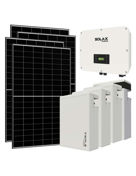 Three-phase photovoltaic kit 20680W 20kW inverter 23.2kWh lithium battery T-BAT-H5.8 Solax Power