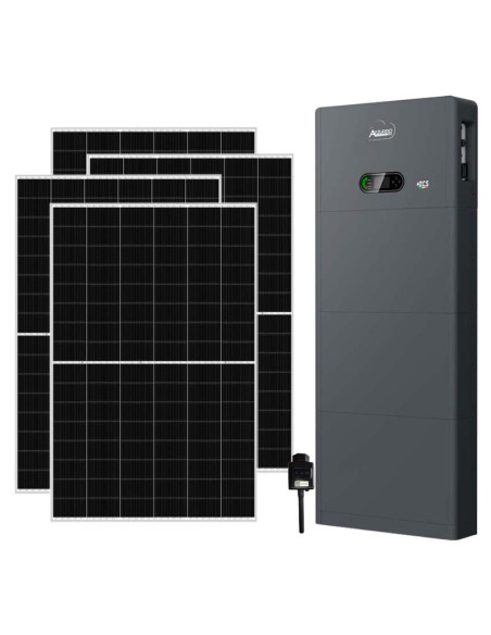 All-in-one three-phase 10465W photovoltaic kit 10kW inverter 30.72kWh storage Zucchetti