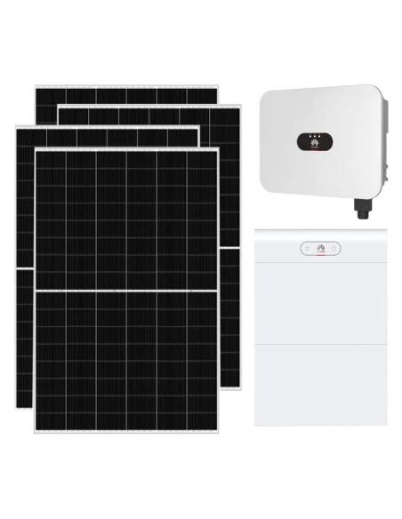 Single-phase photovoltaic kit 5460W 5kW inverter Huawei 14kWh LUNA2000 lithium battery