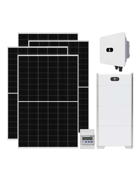 Three-phase photovoltaic kit 16380W Huawei MB0 inverter 15kW LUNA2000 15kWh lithium battery BMS