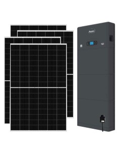 Single-phase photovoltaic kit 6370W 6kW inverter Zucchetti All in one HV ZBT 5K 10.24kWh lithium