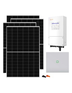 Single-phase photovoltaic kit 8645W 8kW Solis inverter Dyness Powerbox G2 10.24kWh lithium battery