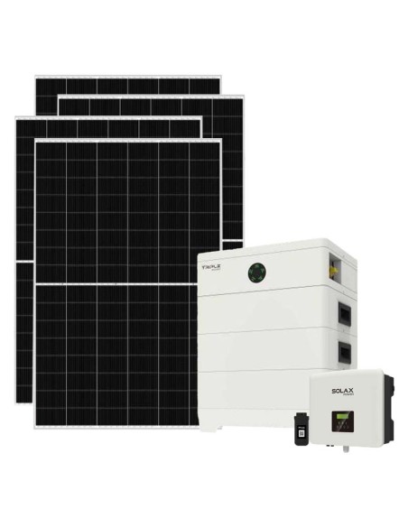 Monofase: vendita all'ingrosso Kit fotovoltaico monofase 7735W inverter 7.5kW batteria al litio 10.8KWh TP-HS36 Solax Power
