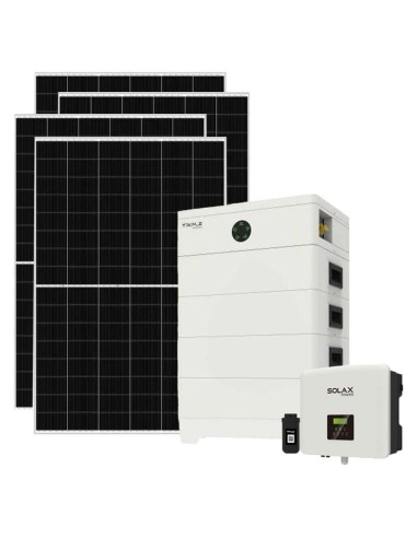Single phase photovoltaic kit 7735W 7.5kW inverter 14.4KWh lithium battery TP-HS36 Solax Power